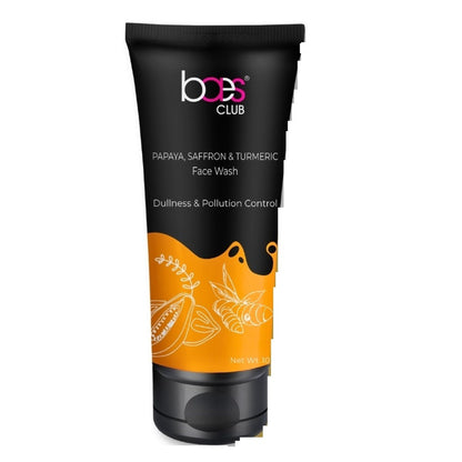 Baes Club Papaya, Saffron & Turmeric Deep Cleanse Face Wash Gentle Exfoliation Glowing Skin Unisex