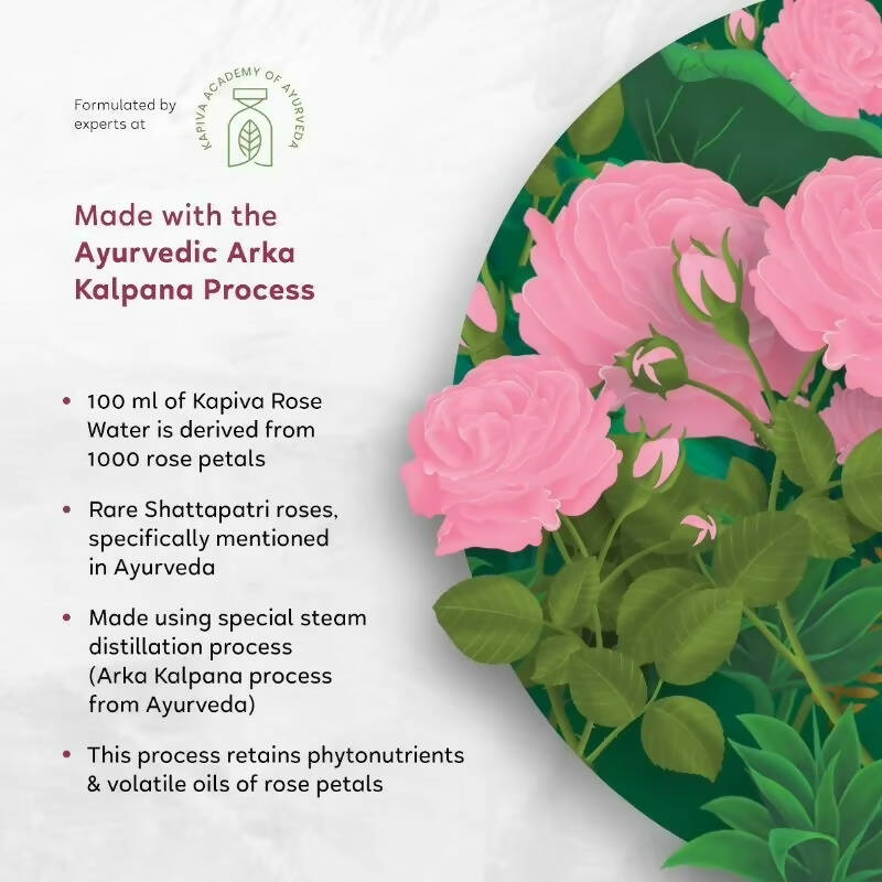 Kapiva Ayurveda Skin Rituals Rose Water - Indyancart