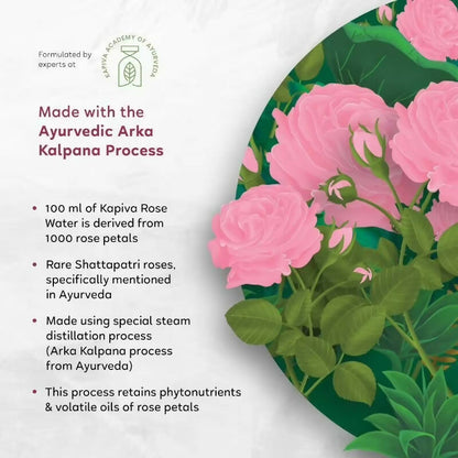 Kapiva Ayurveda Skin Rituals Rose Water - Indyancart