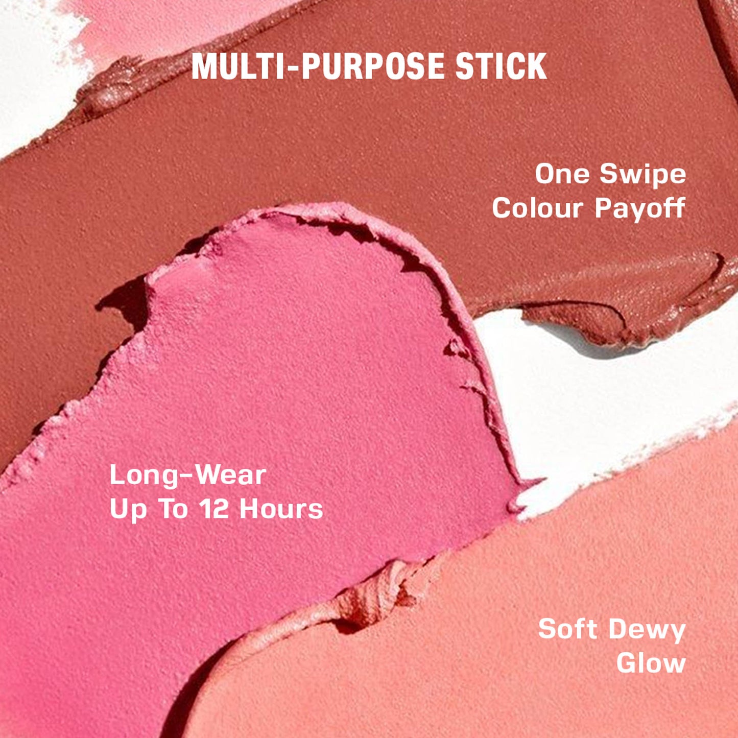 LOVETC Multi-Purpose Highlighter Stick, 3-in-1 Makeup, 12Hr Wear - Halo
