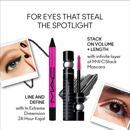 M.A.C In Extreme Dimension 24Hr Waterproof & Smudgeproof Kajal Eye Liner