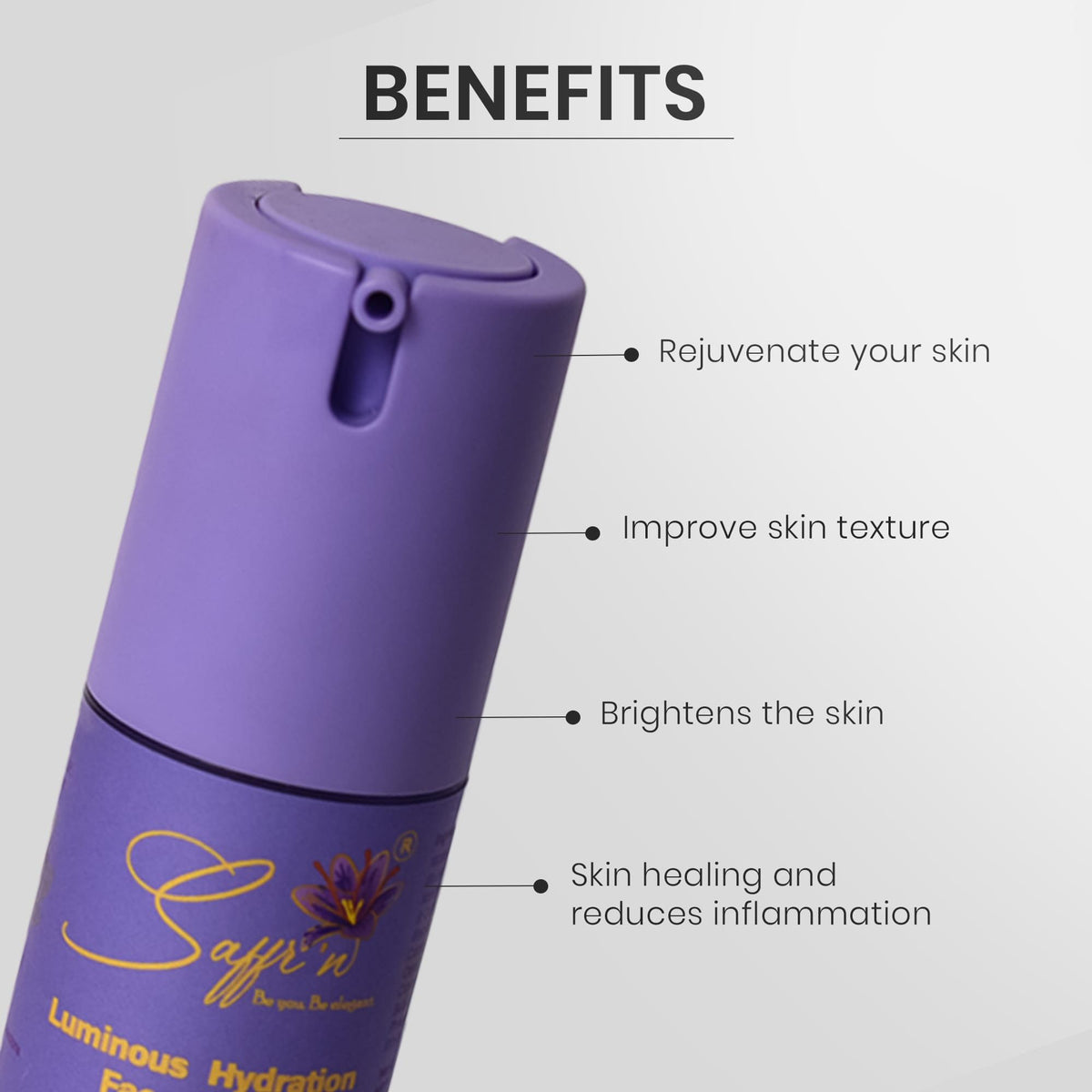 Saffrn Luminous Hydration Face Serum