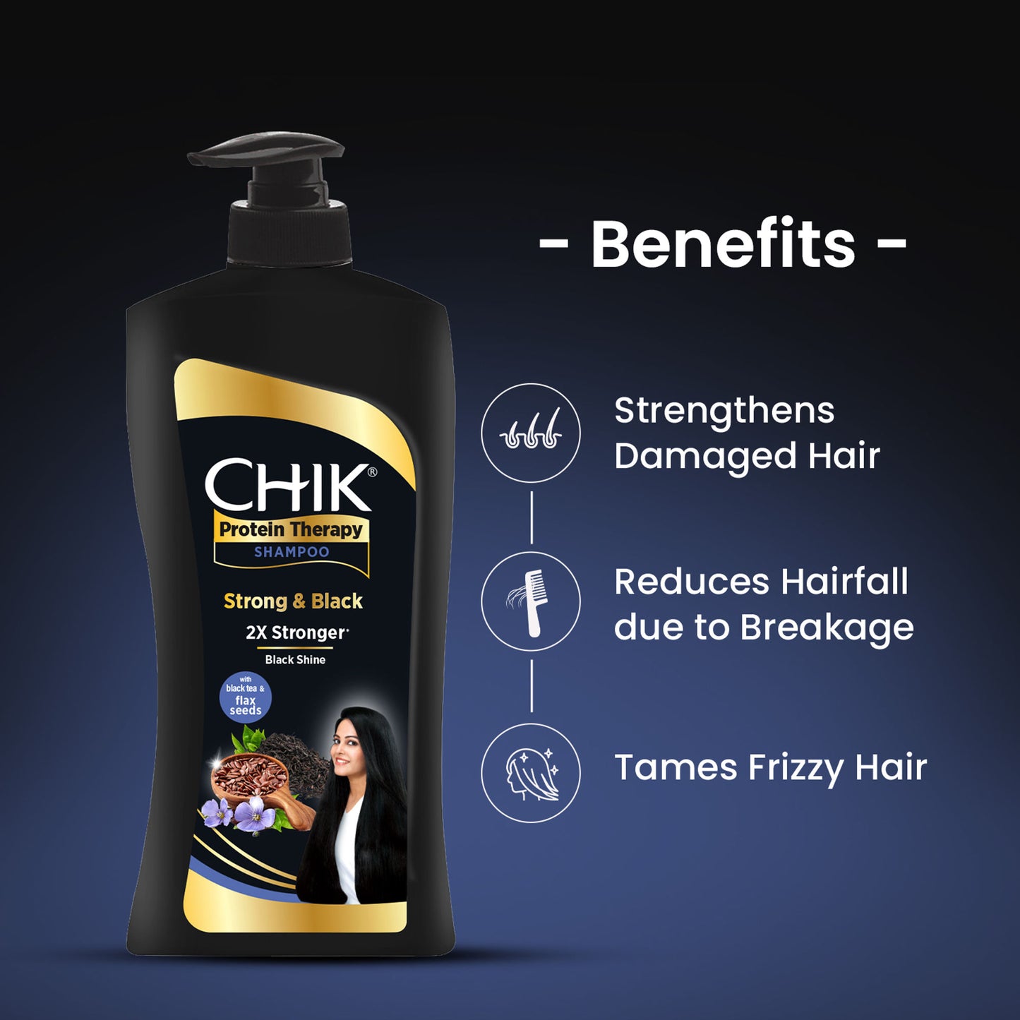 Chik Protein Solution Thick And Glossy Shampoo