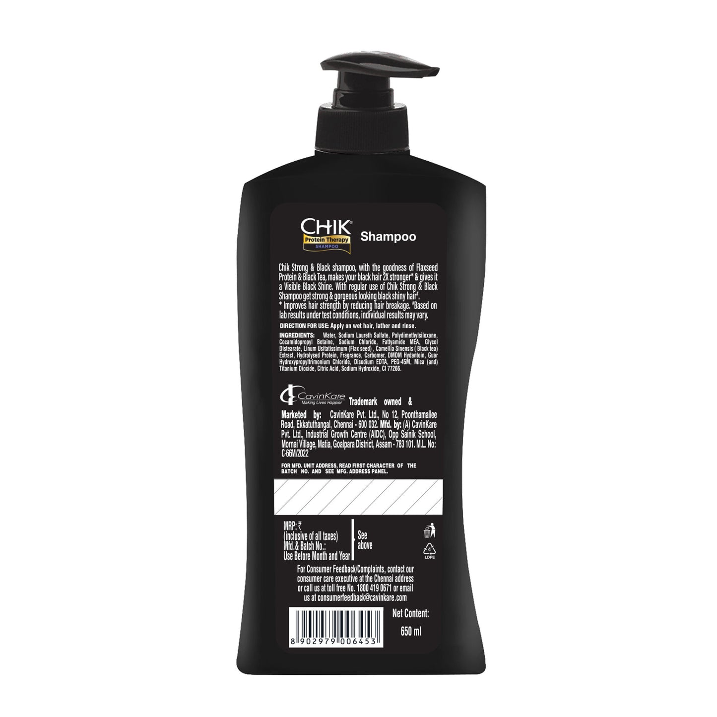 Chik Protein Solution Thick And Glossy Shampoo