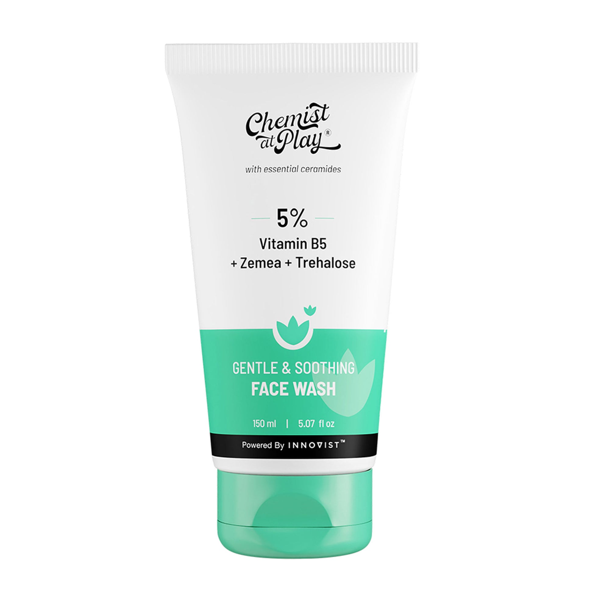 Chemist at Play Gentle & Soothing Facewash, 100% soap & fragrance-free, Soothes & hydrates