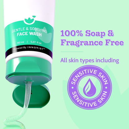 Chemist at Play Gentle & Soothing Facewash, 100% soap & fragrance-free, Soothes & hydrates