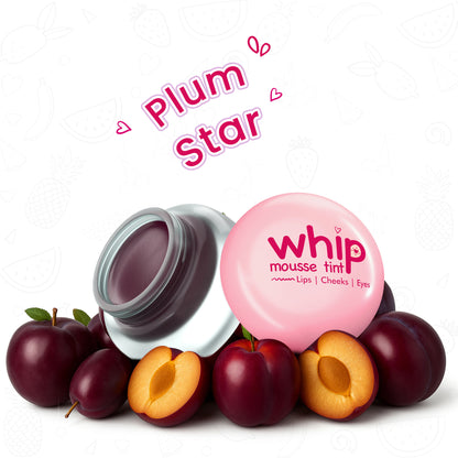 GLAM21 Whip Mousse Tint For Lips, Eyes & Cheeks - Plum Star