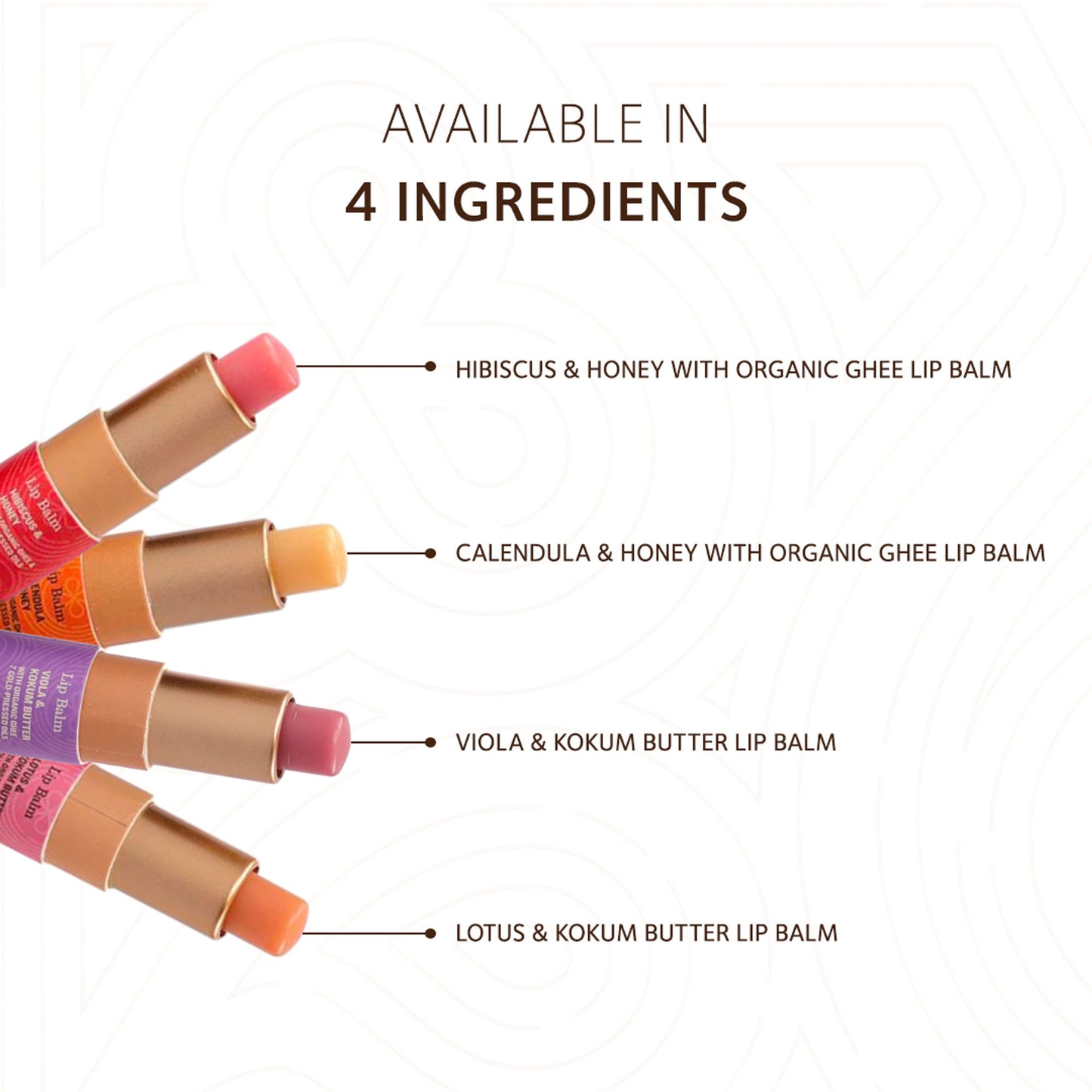 SoulTree Hibiscus & Honey with Organic Ghee & Cold Pressed Oils Lip Balm