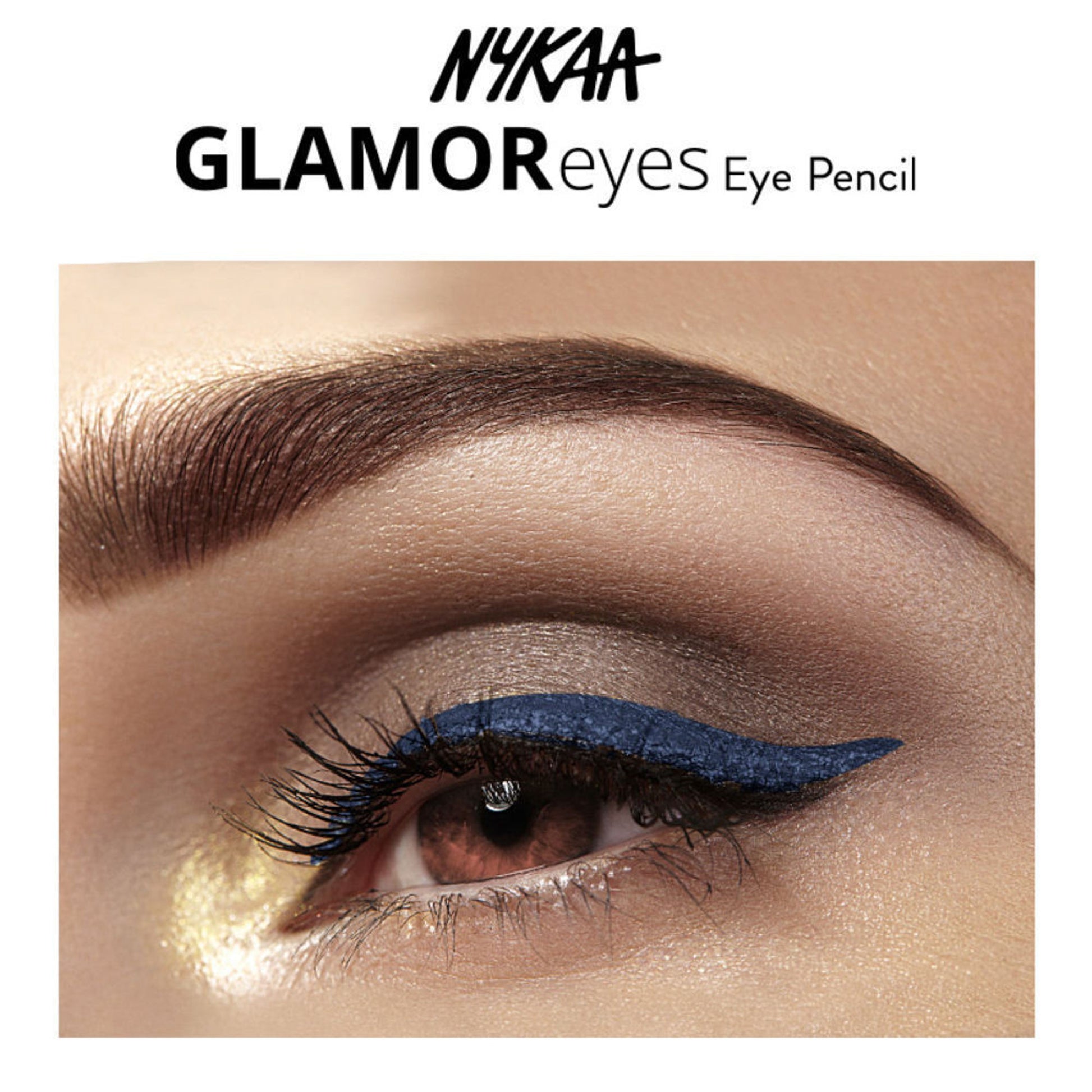 Nykaa Glamoreyes Waterproof & Smudgeproof Shimmer Eye Pencil - Midnight Mage 07