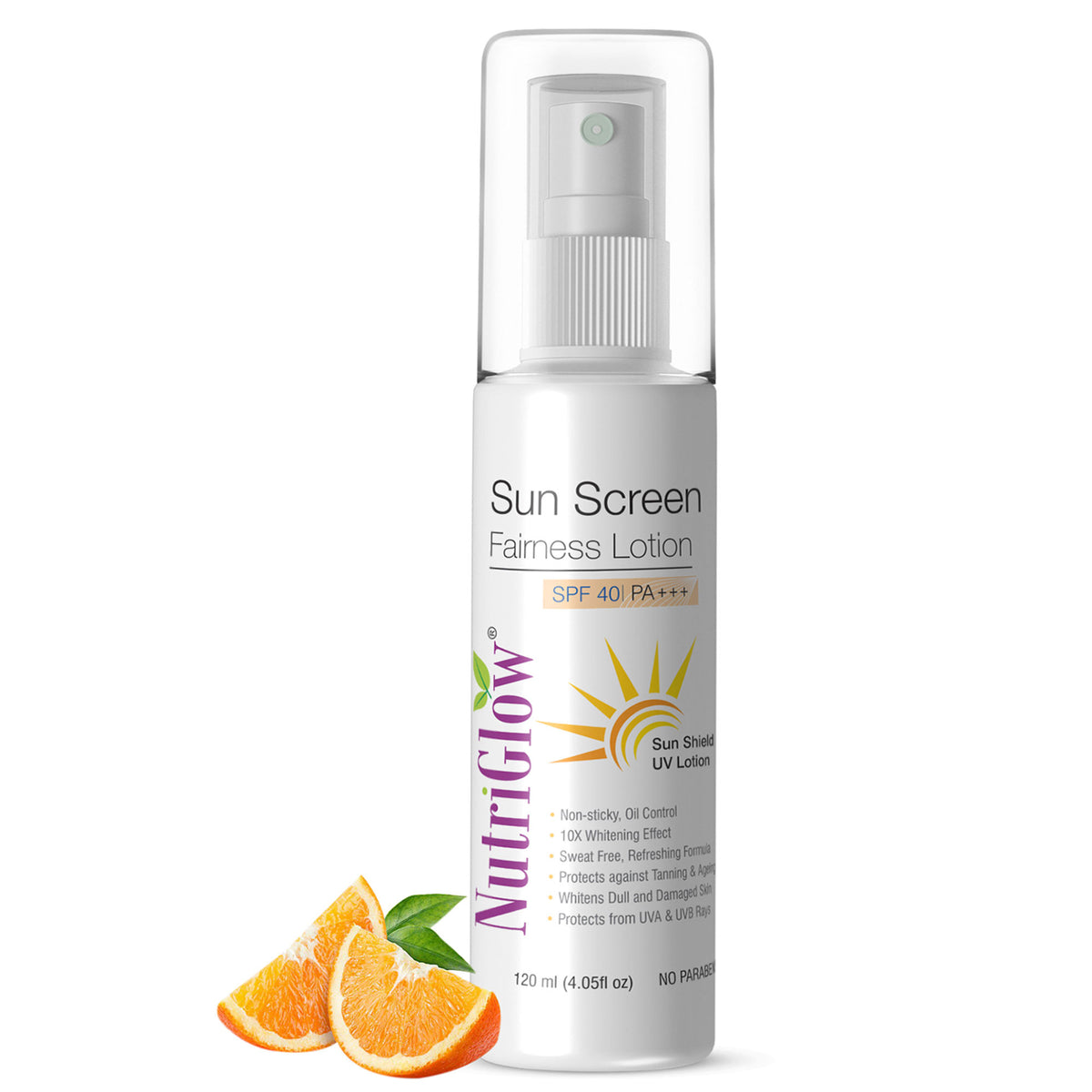 NutriGlow Sunscreen Fairness Liquorice UV SPF 40 PA+++ Lotion
