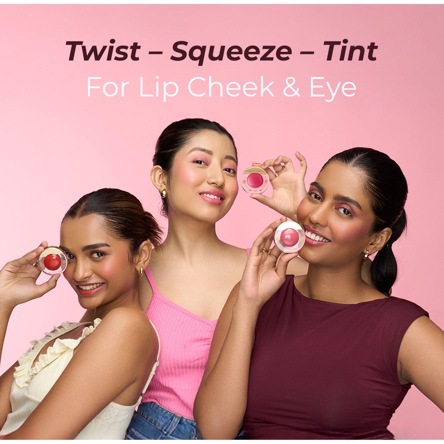 LoveChild Masaba I'M Thirsty! 3-In-1 Lip, Cheek & Eye Tint - Sheer Saas