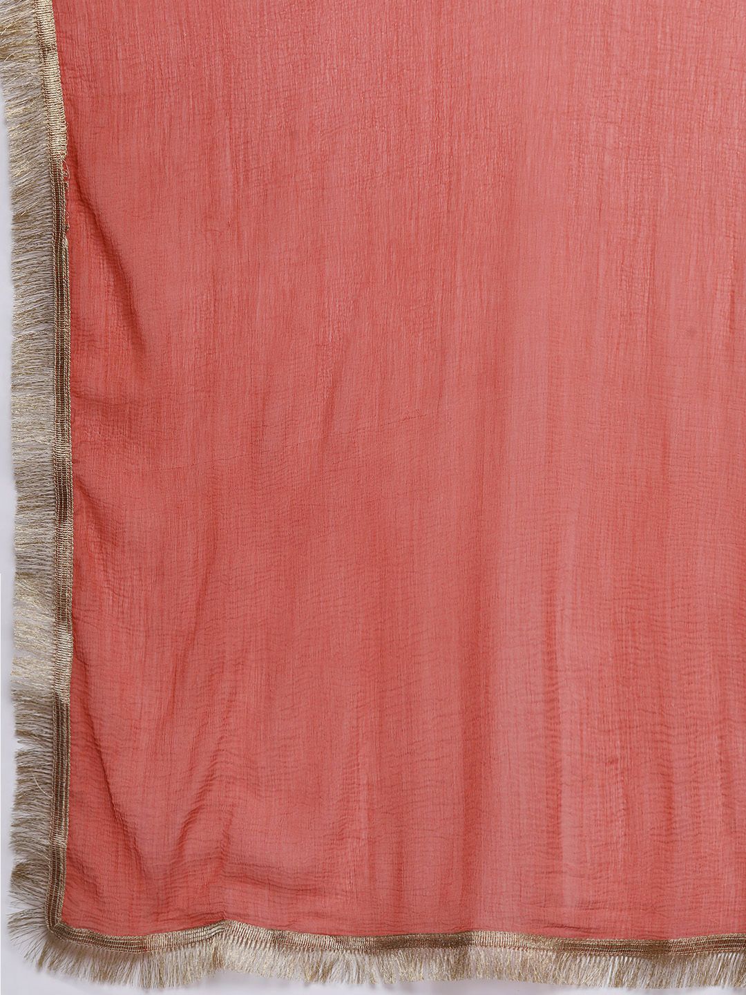 Indyancart VA Women'sFloral Embroidered Panelled Sequinned Kurta with Trousers & Dupatta