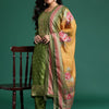 Dhiyona IE Ethnic Motifs Woven Design Kurta with Trousers & Dupatta
