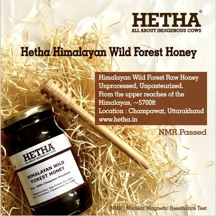 Hetha Pure Himalayan Wild Forest Raw Honey - NMR Passed | Unprocessed | Unpasteurized - Indyancart