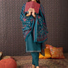 Dhiyona IE Women Embroidered Regular Thread Work Pure Cotton Kurta with Trousers & Dupatta