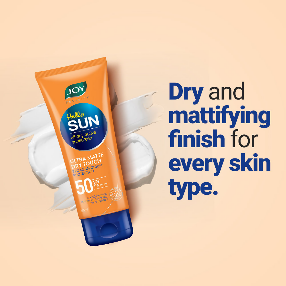 Joy Revivify Hello Sun Ultra Matte Dry Touch Sunscreen With SPF 50 - Indyancart