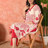 Dhiyona SN Women's Floral Printed Cotton Kurta with Trousers