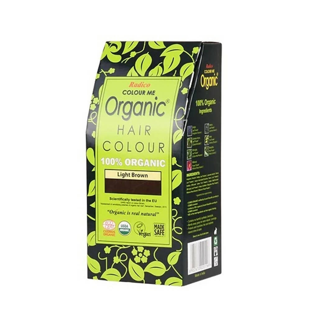 Radico Organic Hair Colour-Light Brown - Indyancart