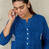 Dhiyona IE Women Ethnic Motifs Printed Cotton A-Line Kurta with Trousers