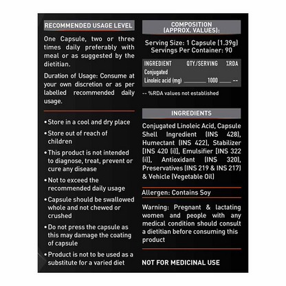 MuscleBlaze CLA 1000 Fat Burner Supplement