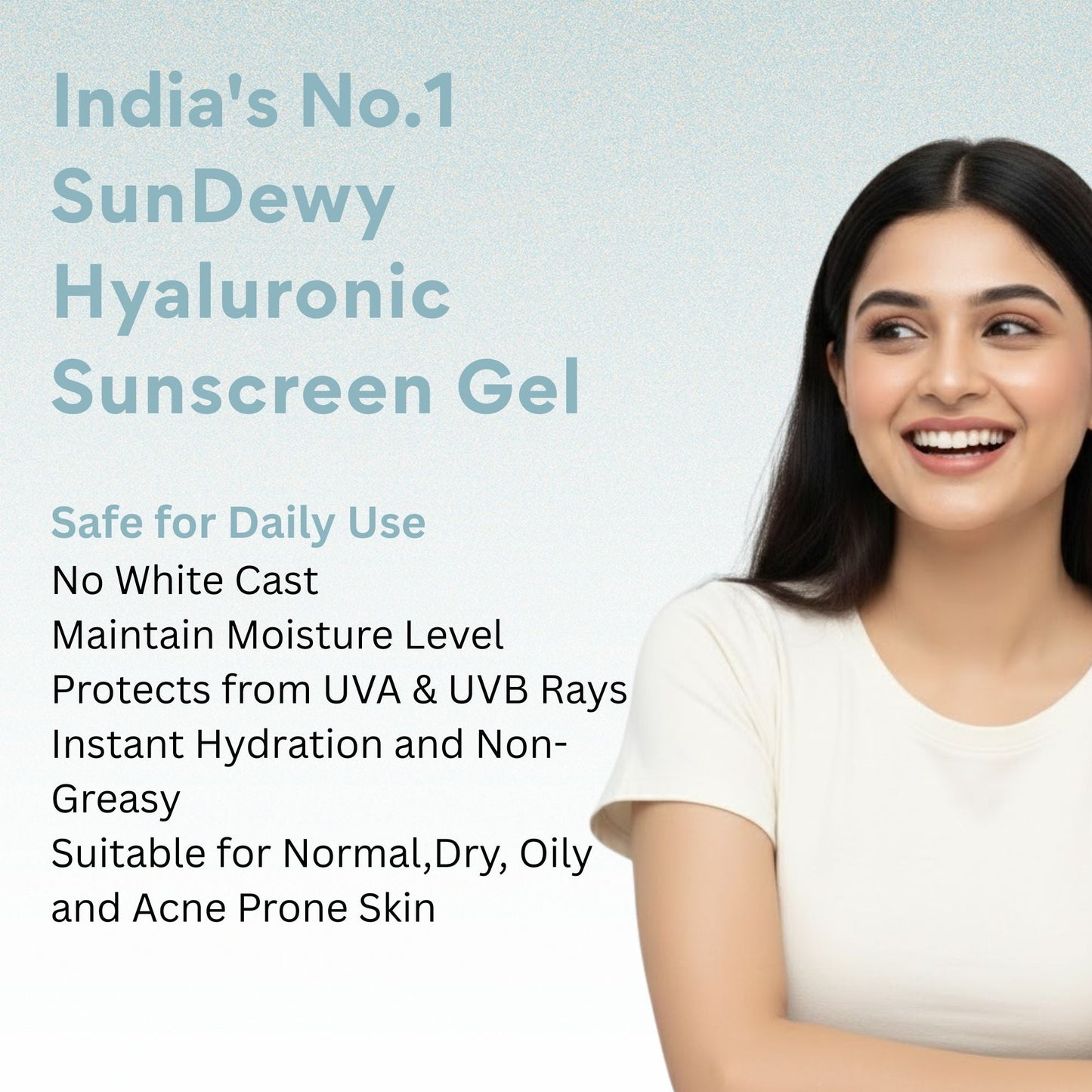 EOB SPF 50 PA+++ Mineral Sunscreen Gel