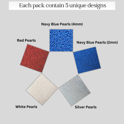 Confect Patriotic Disco Balls Assorted Sprinkles (DB-03)