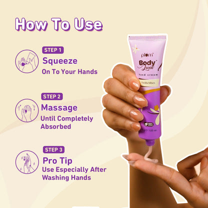 Plum Goodness Vanilla Vibes Hand Cream by Plum Body Lovin' - 30 g