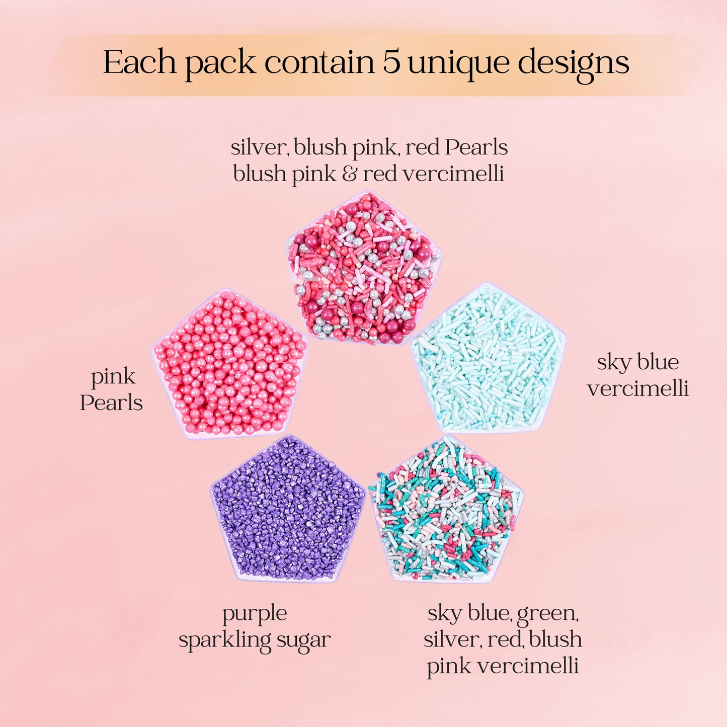 Confect Fusion Mashup Sprinkles FM Multipack 5