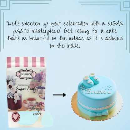 Confect Baby Blue Fondant | Edible Sugarpaste
