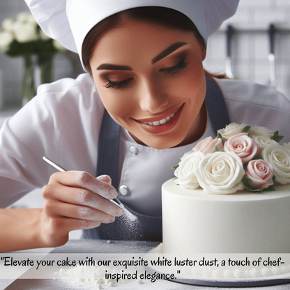 Confect Crystal White | Edible Luster Dust