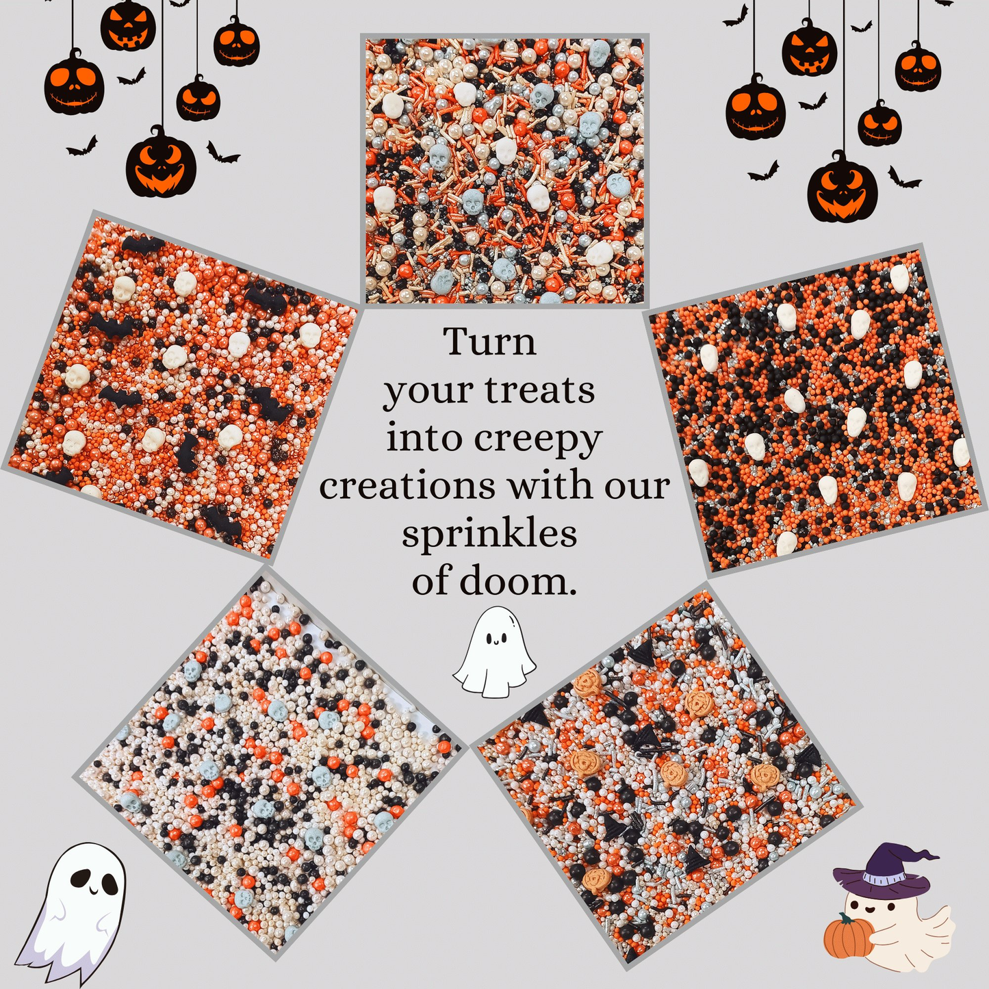 Confect Halloween sprinkles Multipack 3 (New)