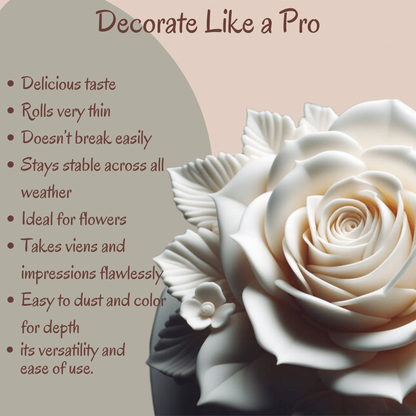 Confect White | Edible Gum paste
