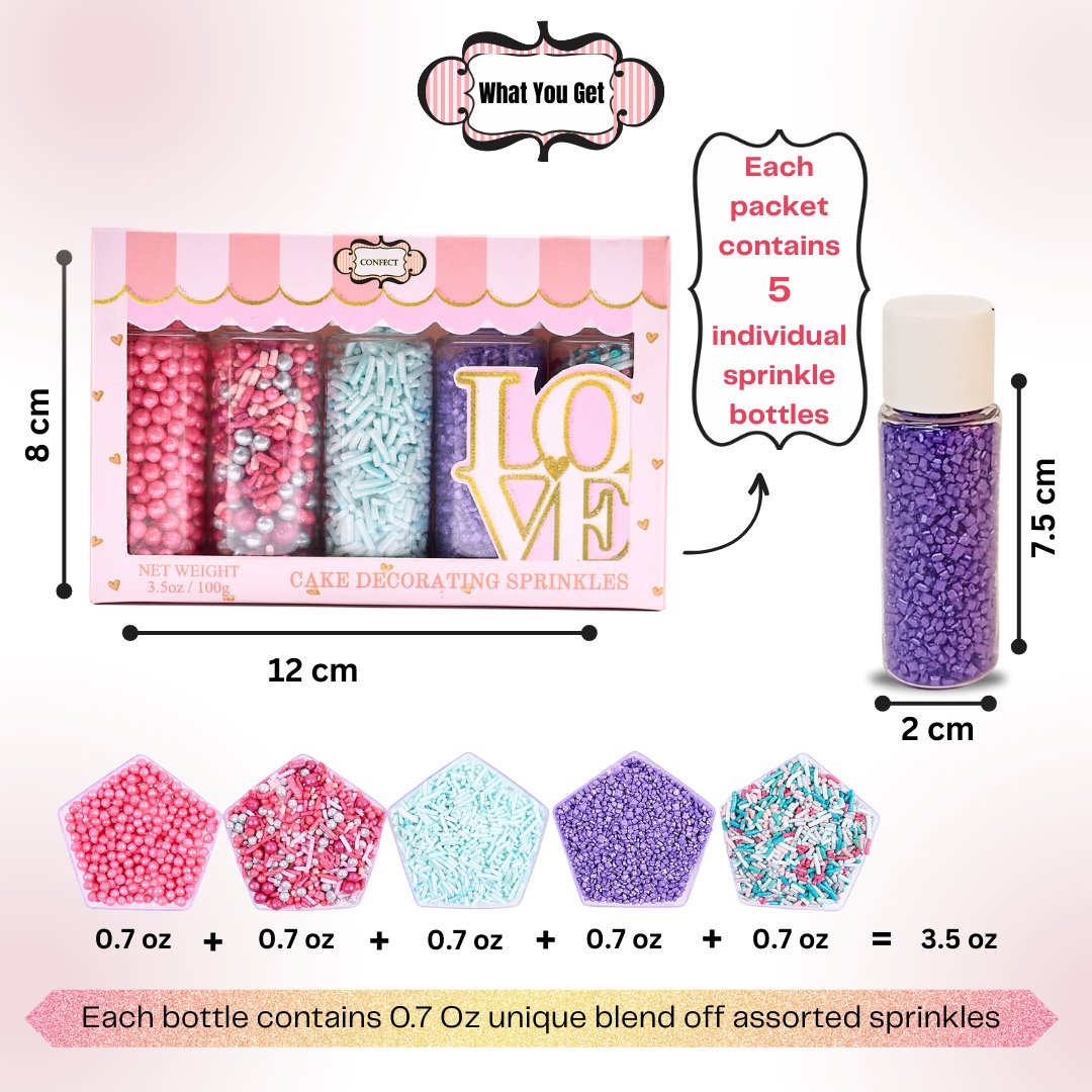 Confect Fusion Mashup Sprinkles FM Multipack 5