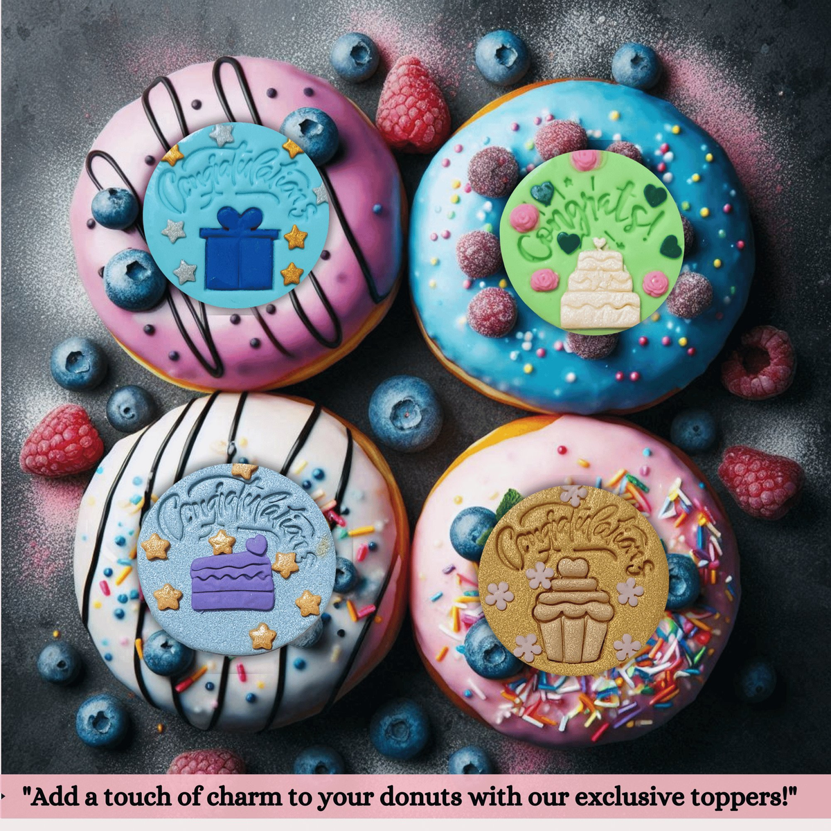 Confect Congrats & Congratulations | Edible Celebration Topper