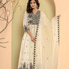 Dhiyona VR Women's Thread Embroidered Anarkali Kurta Paired With Bottom And Dupatta"