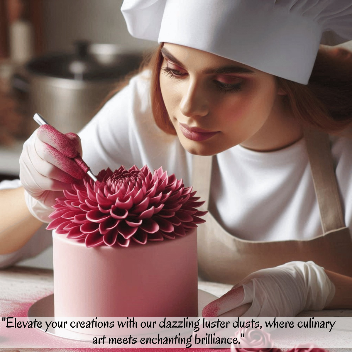 Confect Dahlia Pink | Edible Luster Dust