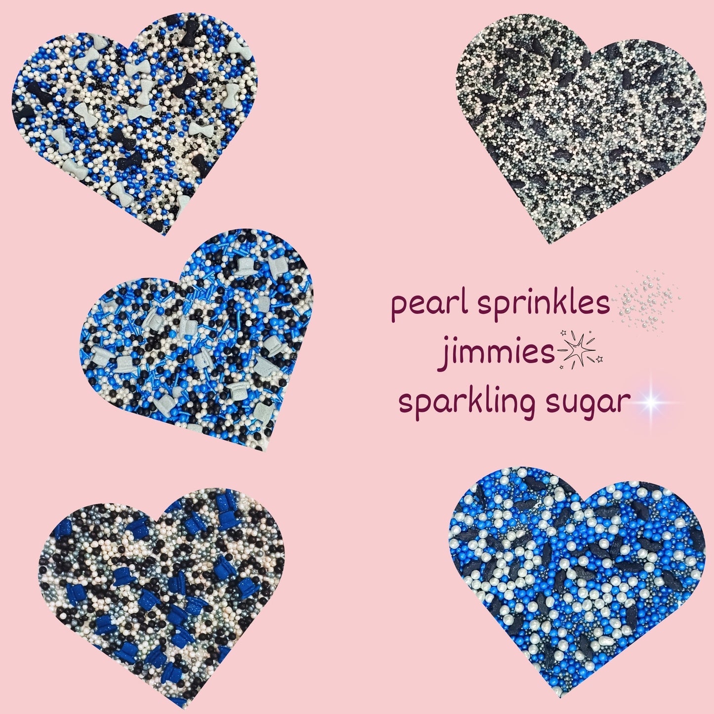 Confect Black, Blue & White | (02) Father's Day Sprinkles