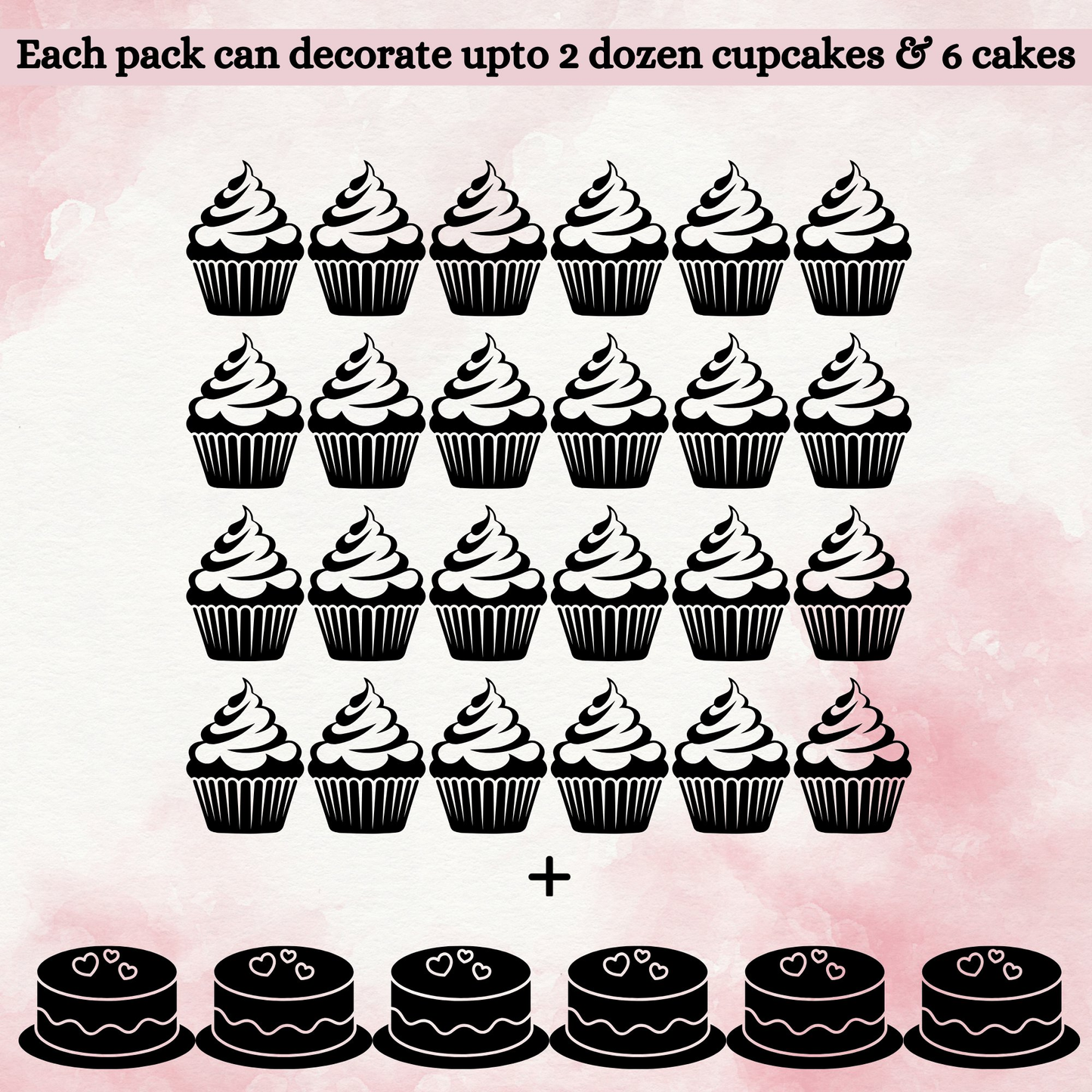 Confect Valentine Sprinkles | 19 Edible Decoration for Baking & Dessert