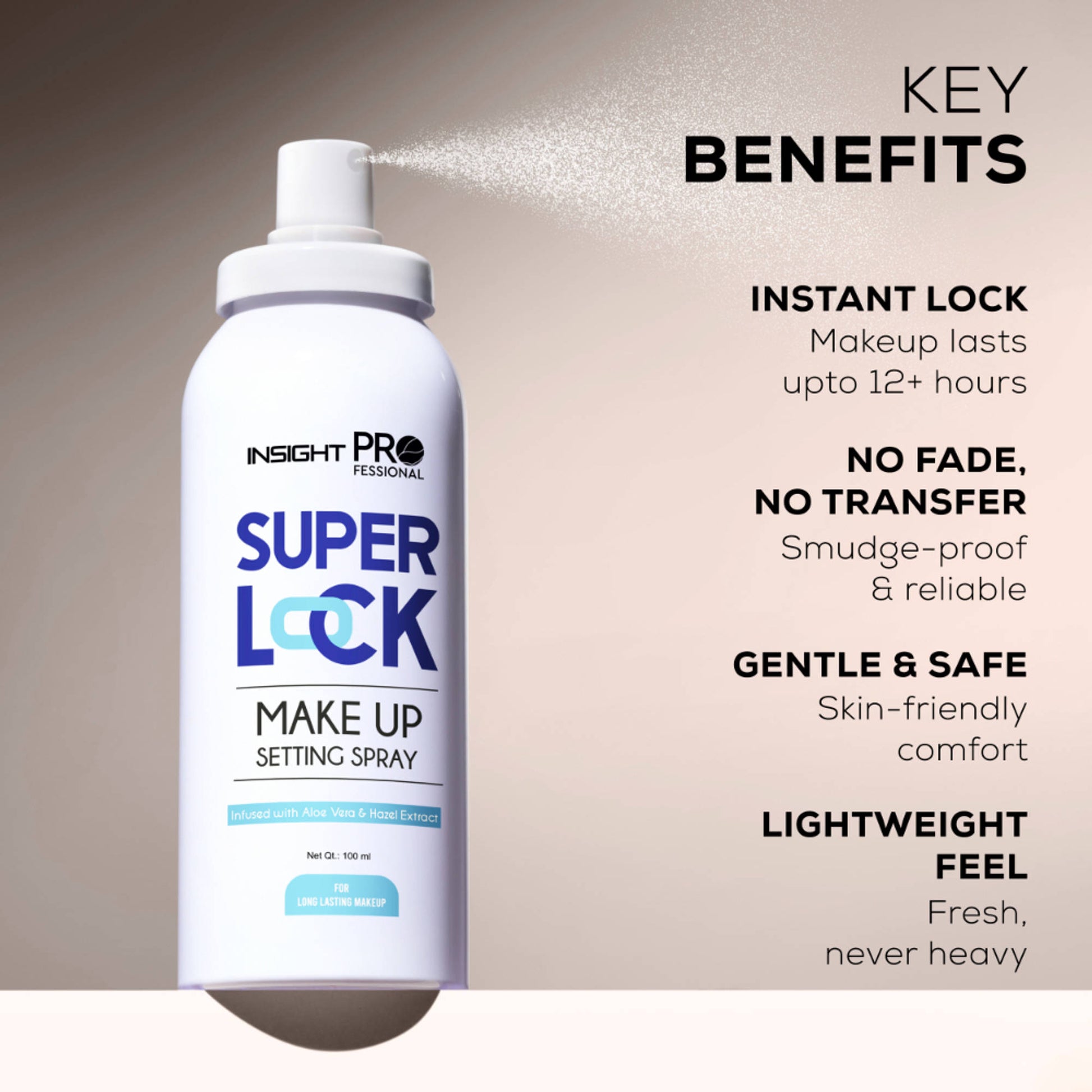 Insight Cosmetics Professional Super Lock Makeup Setting Spray