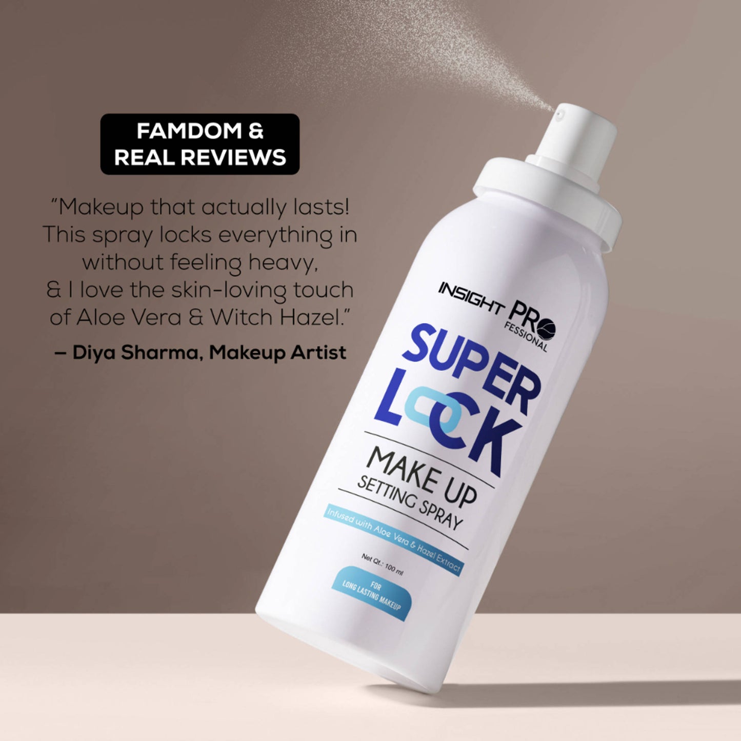 Insight Cosmetics Professional Super Lock Makeup Setting Spray