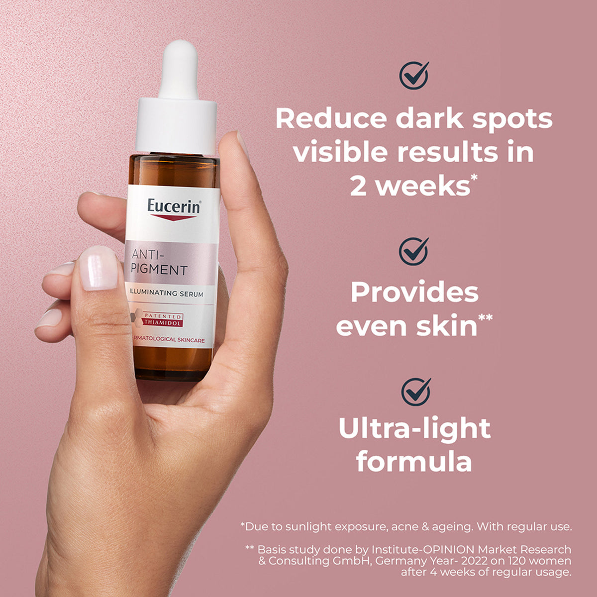 Eucerin Anti-Pigment Face Illuminating Serum With Thiamidol & Hyaluronic Acid, Reduces Dark Spots