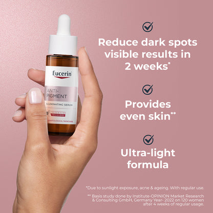Eucerin Anti-Pigment Face Illuminating Serum With Thiamidol & Hyaluronic Acid, Reduces Dark Spots