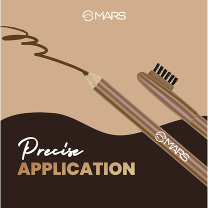 MARS Eyebrow Pencil To Enhance Eyebrows - Natural Brown