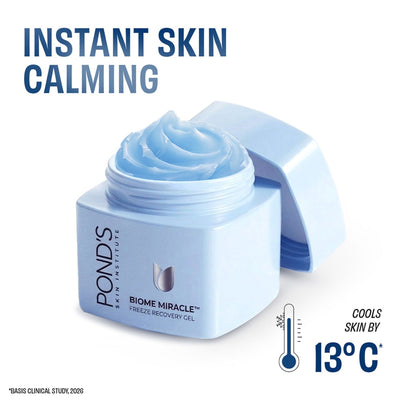 Ponds Biome Miracle Freeze Recovery Moisturizer Gel, for 95% Calmer Skin