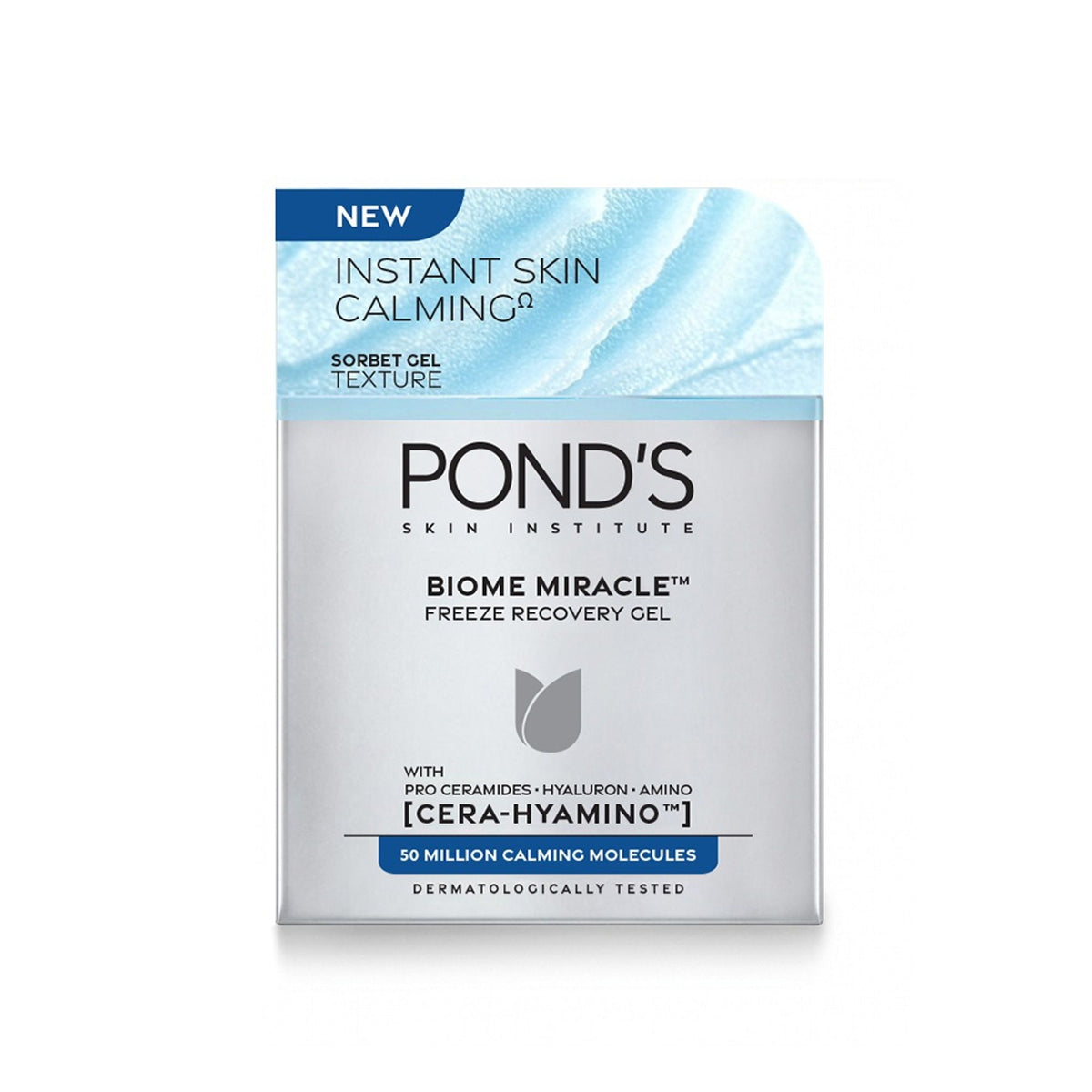 Ponds Biome Miracle Freeze Recovery Moisturizer Gel, for 95% Calmer Skin