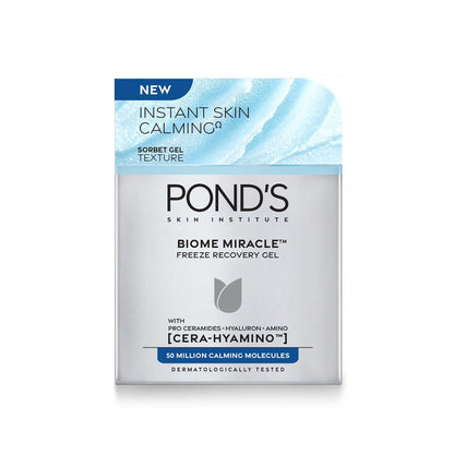 Ponds Biome Miracle Freeze Recovery Moisturizer Gel, for 95% Calmer Skin