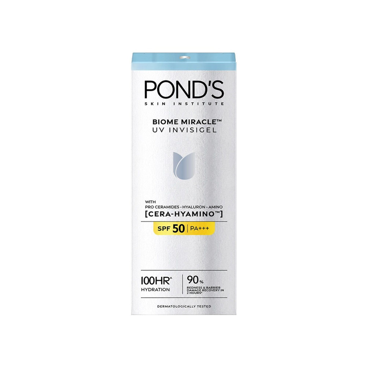 Ponds Biome Miracle UV Invisigel Moisturiser 100HR Hydration With SPF50 PA+++