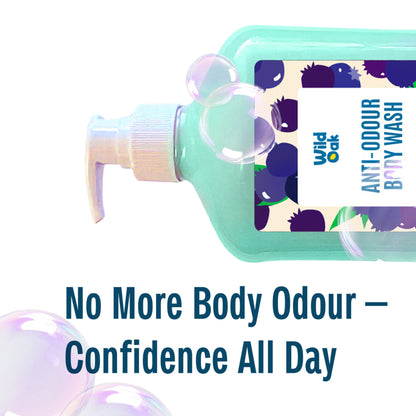 Wild Oak Anti-Odor Controls Body Odor & Long-Lasting Freshness Body Wash