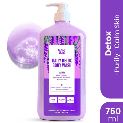 Wild Oak Fitkari & Epsom Salt Body Wash