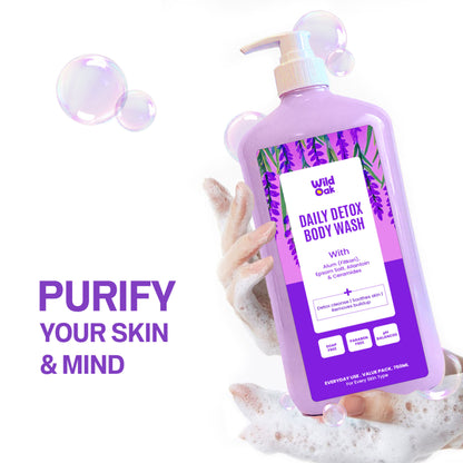 Wild Oak Fitkari & Epsom Salt Body Wash